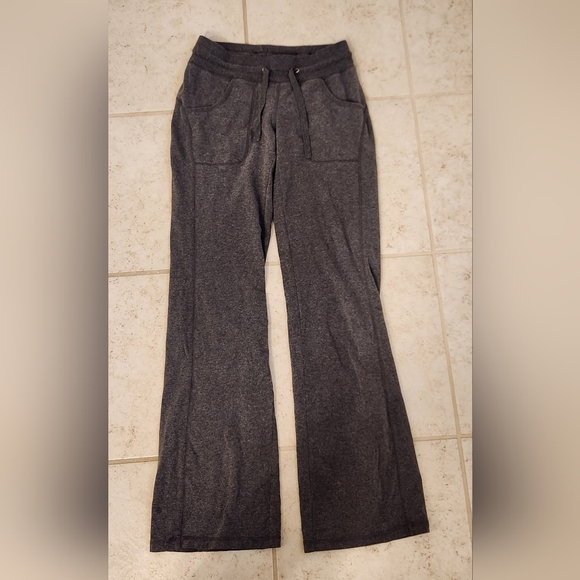 Pants - Womens Slim Boot Sweatpants Joggers Size S Grey Low Rise #G244